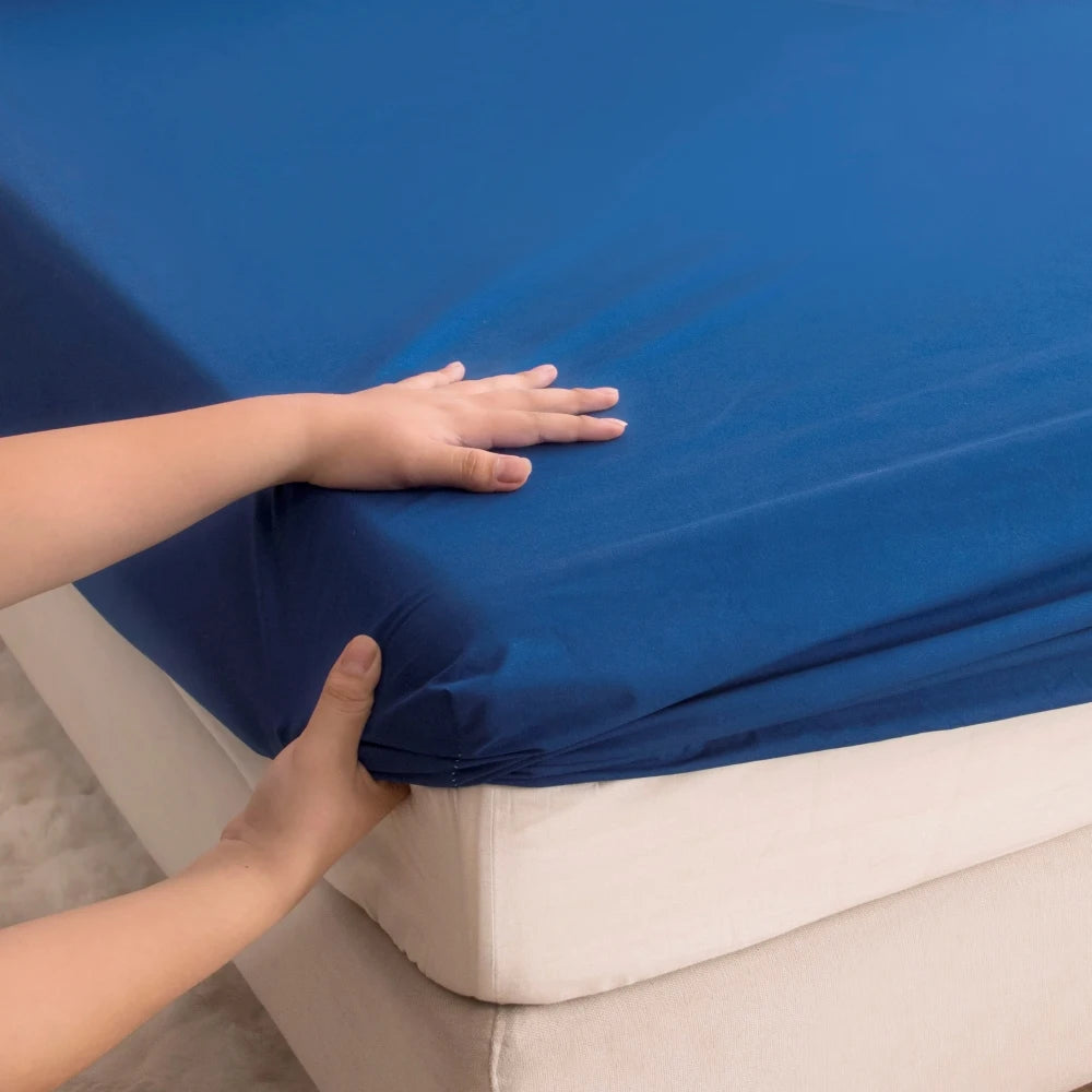 Waterproof Fitted Bed Sheet With 360 Elastic Band