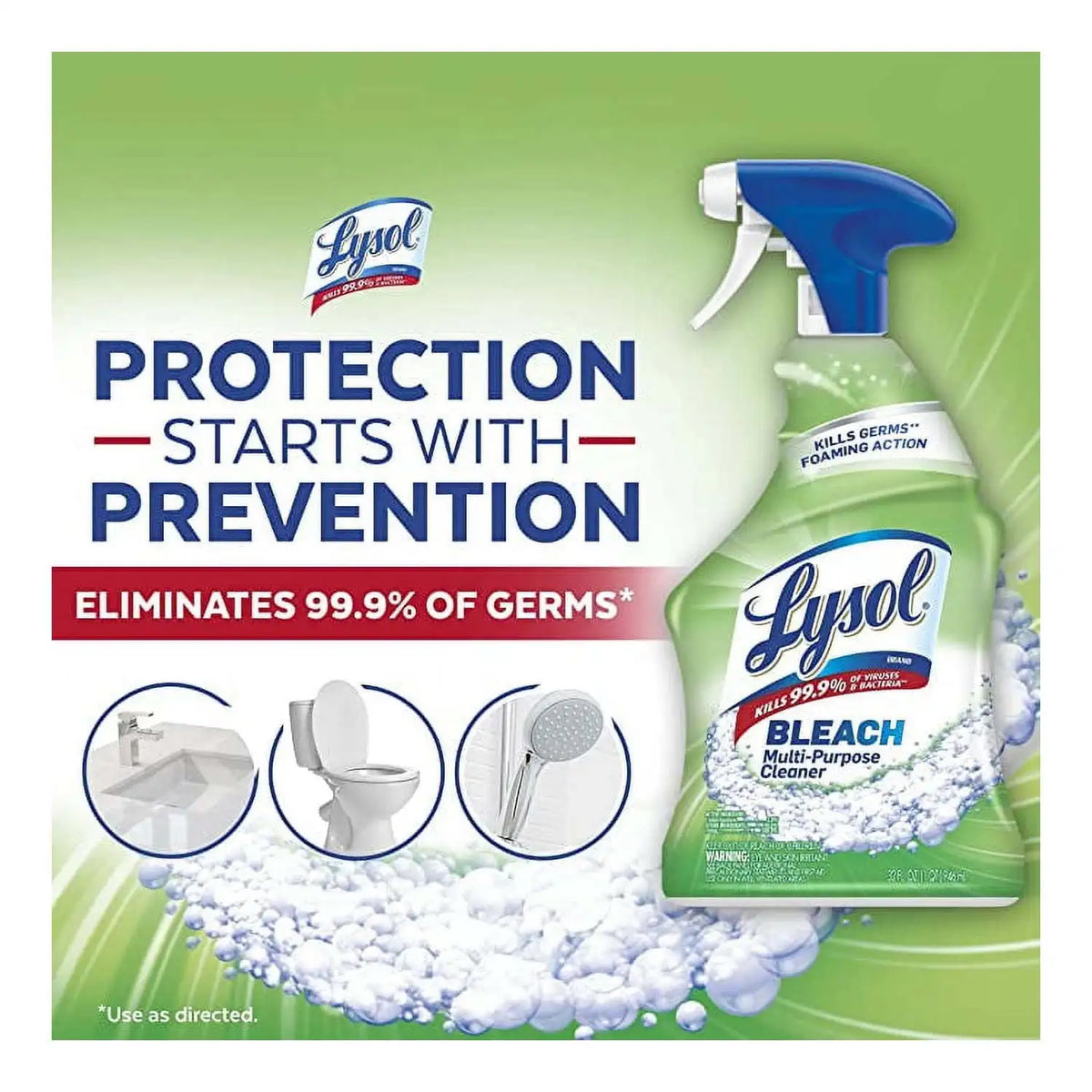 Lysol, Bleach, Multi-Purpose Cleaner