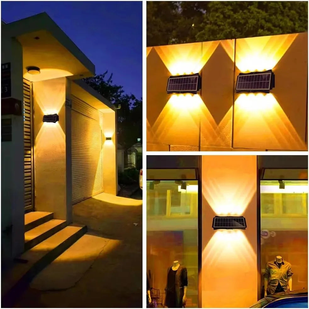 Solar LED Light Waterproof Up And Down Luminous Lighting