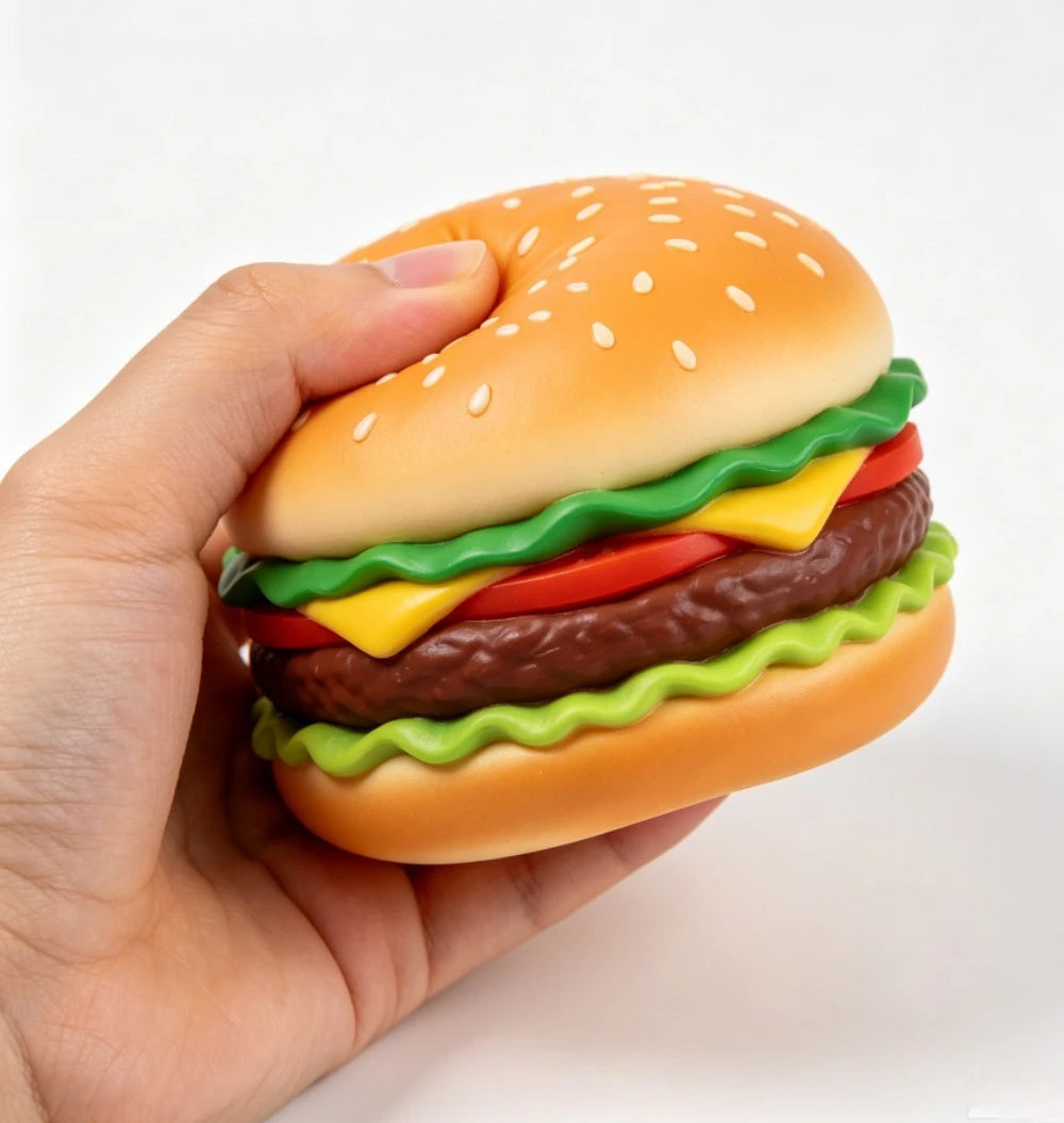 Hot Necedah Burger Squishy For Stress Release