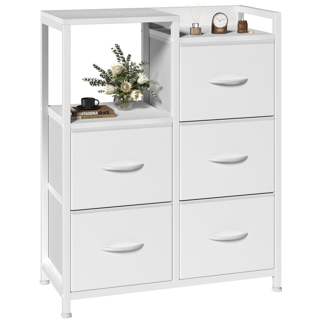 Metal Frame TV Stands for Bedroom Storage Tower
