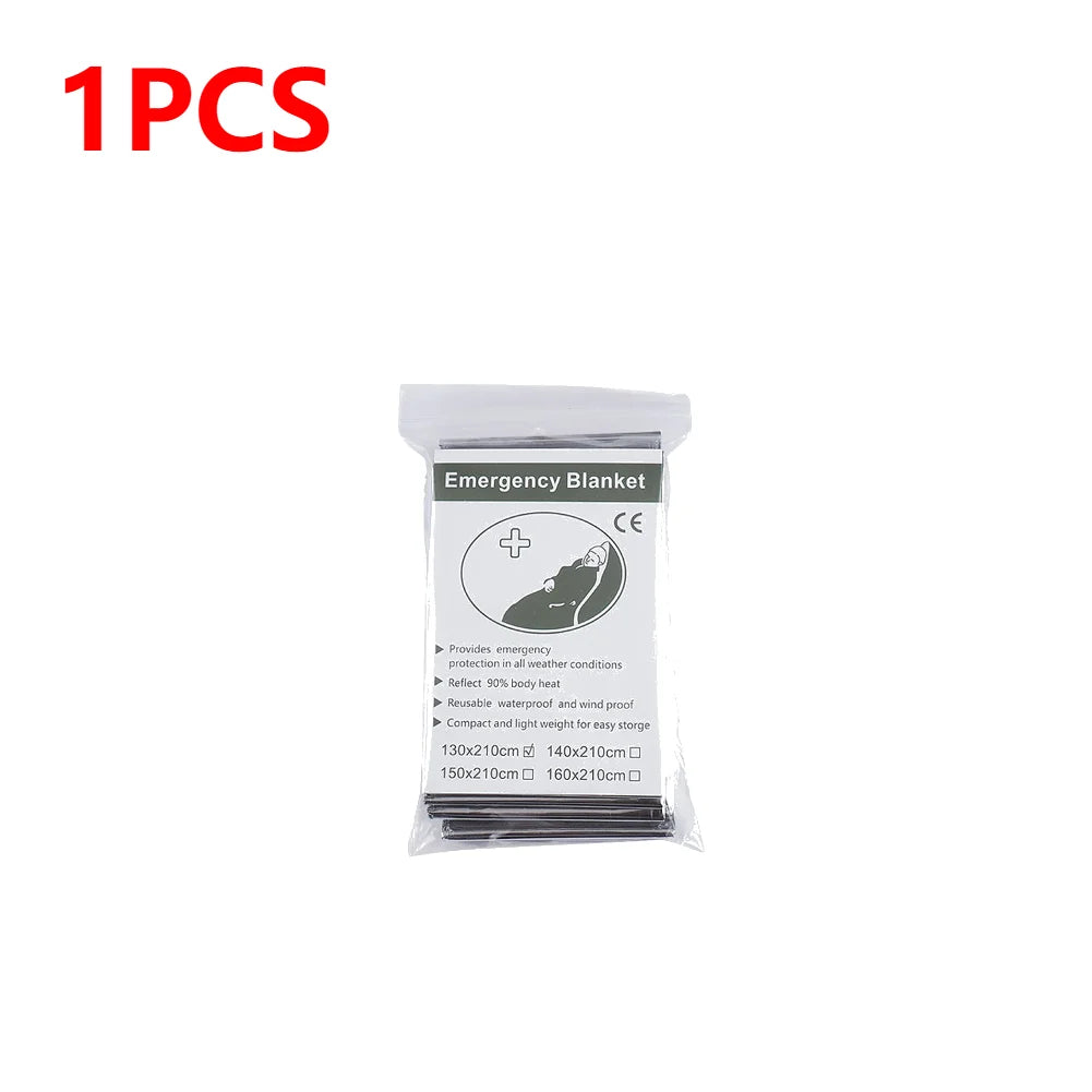 1-20pcs Emergency Mylar Thermal Blanket