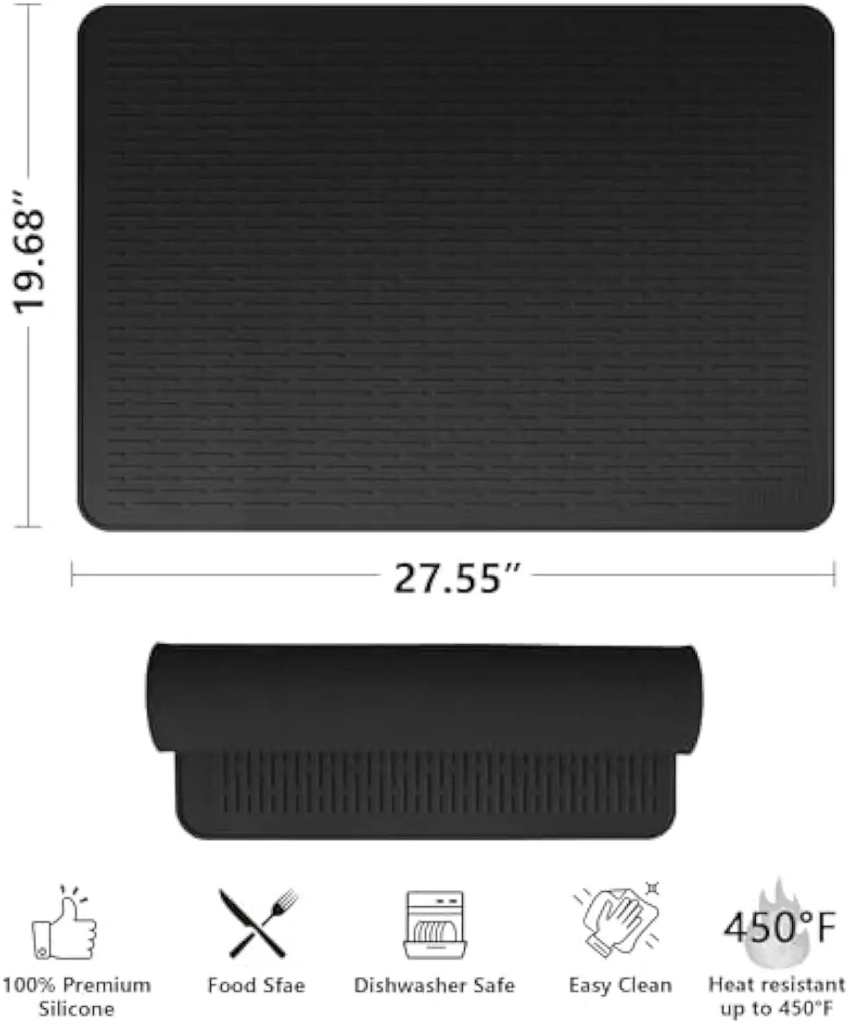 Silicone Stove Top Cover Mat, Heat Resistant