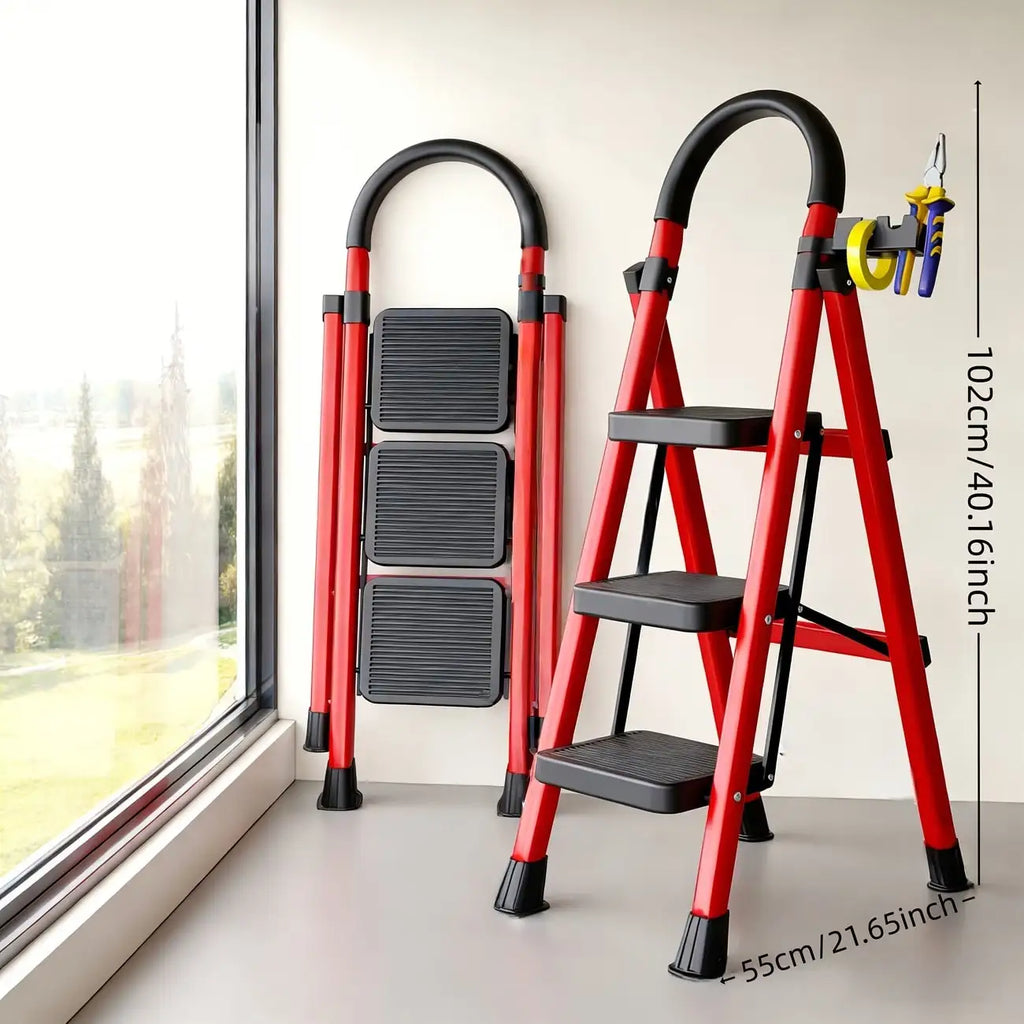 500lbs Load-Bearing Folding Step Ladder