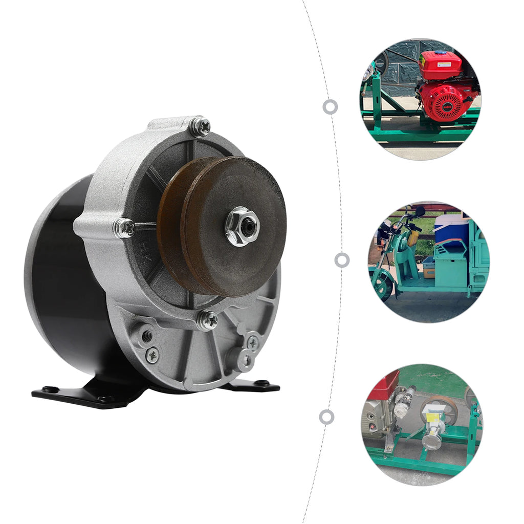 250W Brushed DC Gear Reduction Motor MY1016Z 12V/24V/36V 2750RPM 1N.m for Electric Bicycle E-Bike Scooter DIY Engine