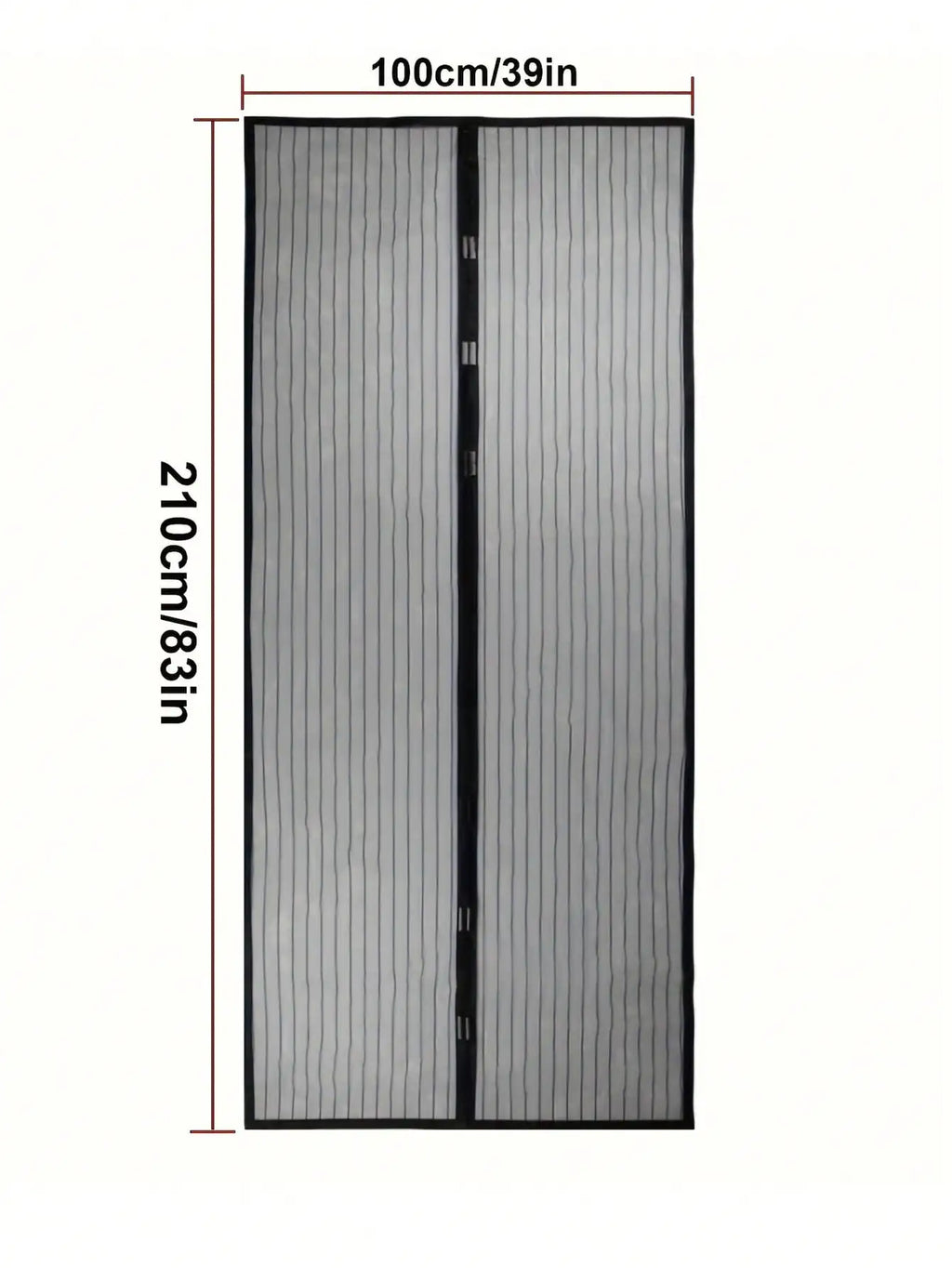 Easy Install Magnetic Door Curtain - Auto Closing