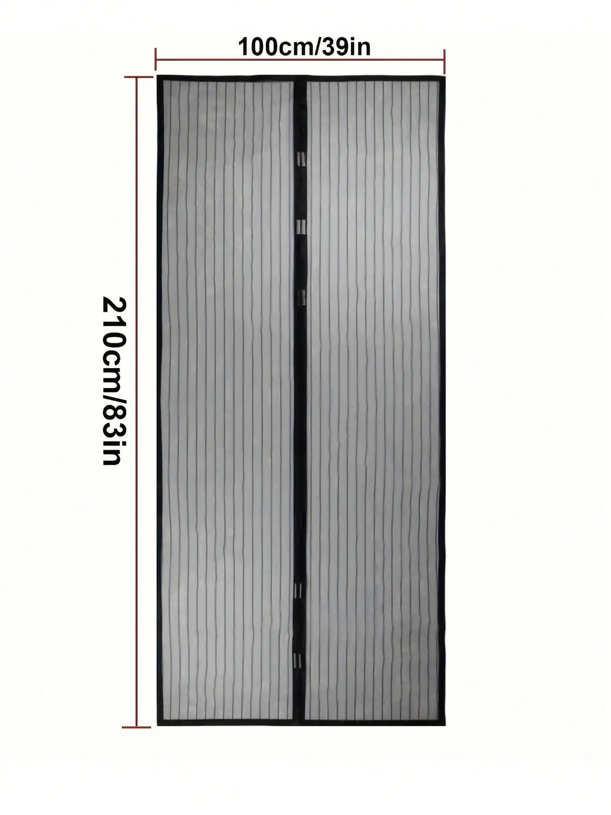 Easy Install Magnetic Door Curtain - Auto Closing