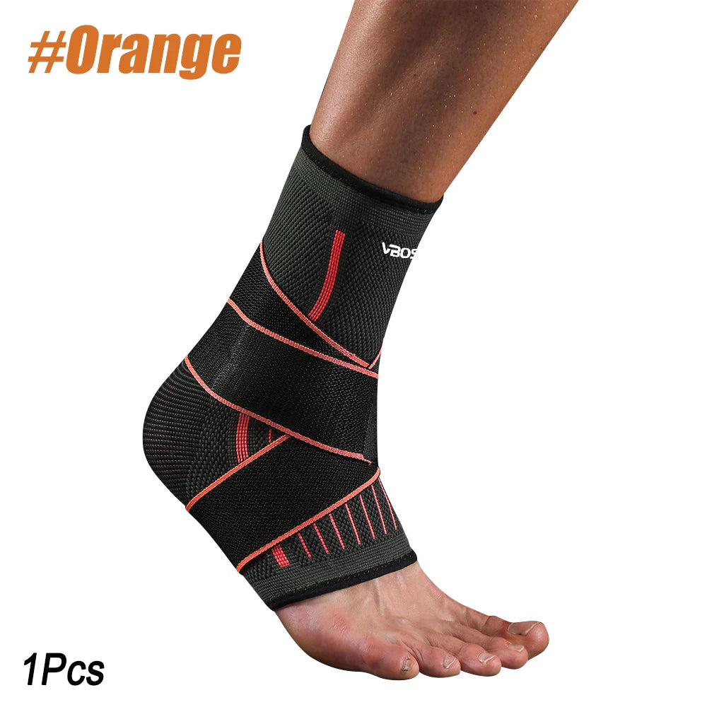 Adjustable Elastic Ankle Brace Compression Sleeve Foot Support