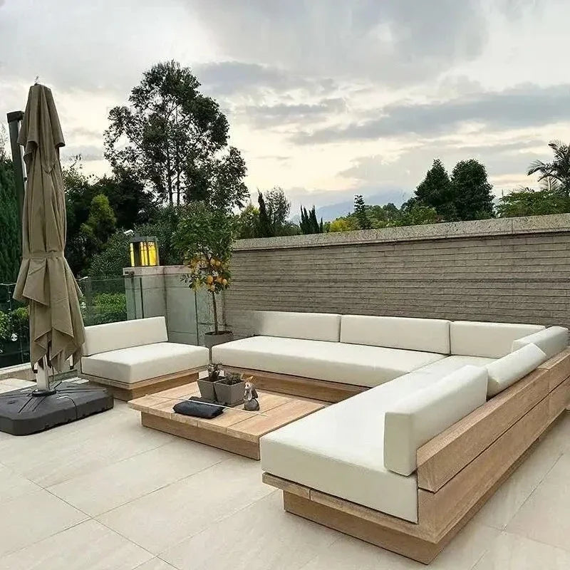 Japanese Style Waterproof Modern Garden Sofa