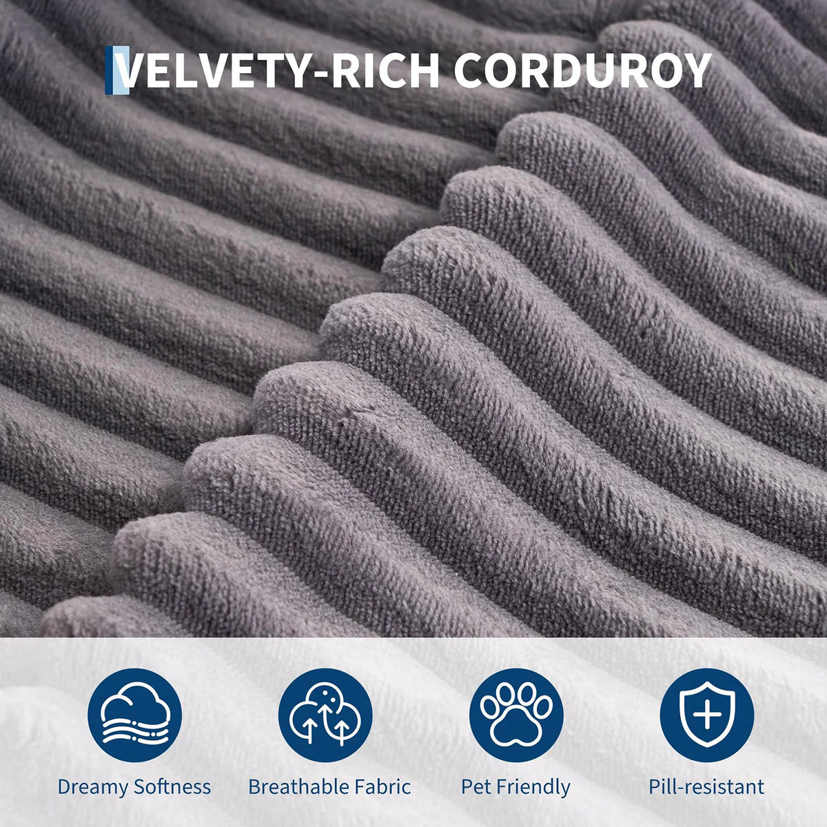 45'' Corduroy Cloud Chaise Lounge Sofa