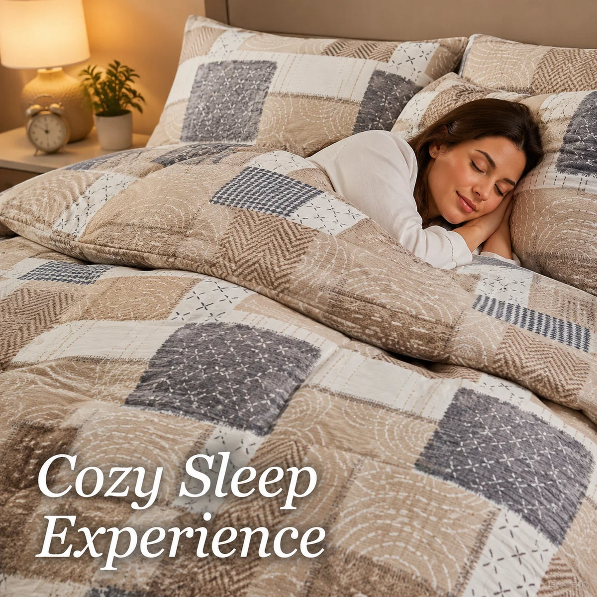 Boho Patchwork Duvet Cover Set