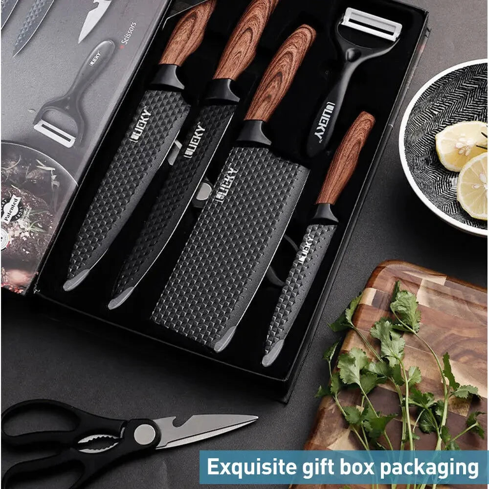 MDHAND Kitchen Knife Set Stainless Steel