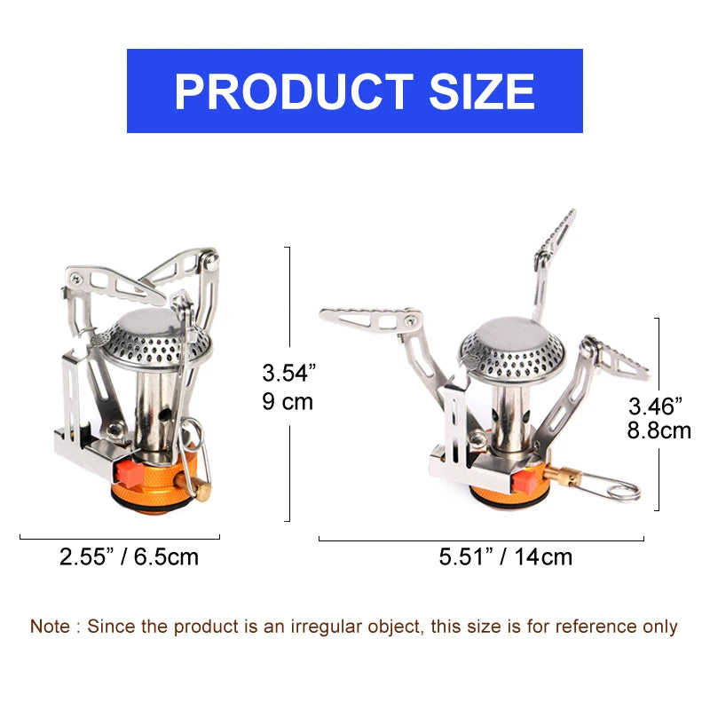 Camping Cookware Set Supplies Burner Stove
