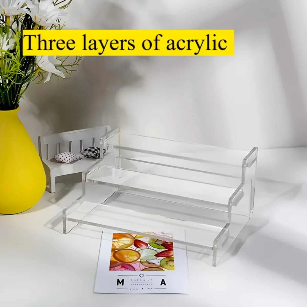 3-Tier Clear Acrylic Display Stand