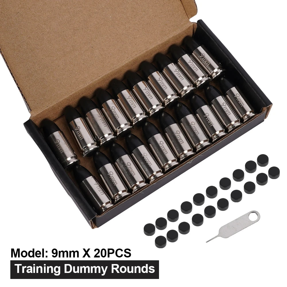 9MM Dummy round Practice playing Training bullets 10/20pcs