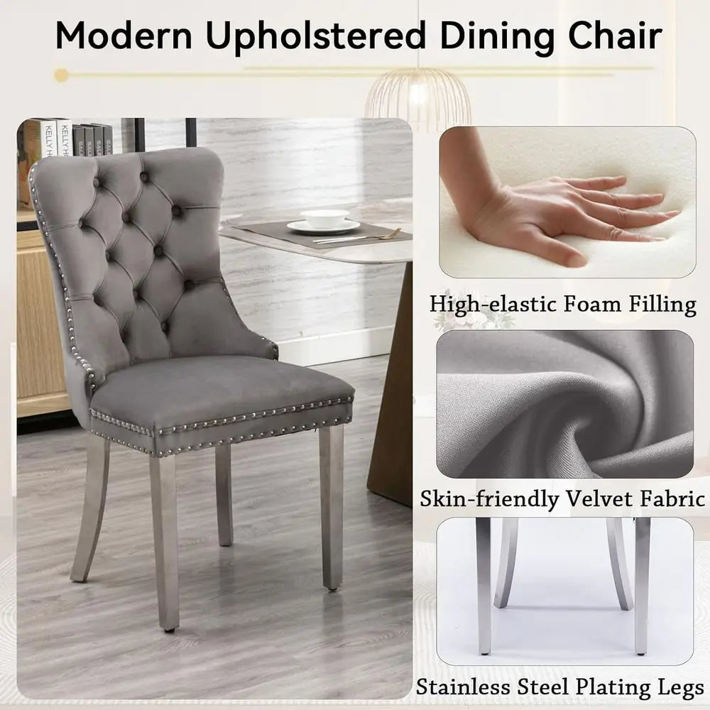 Marble Top 7-Piece Dining Set