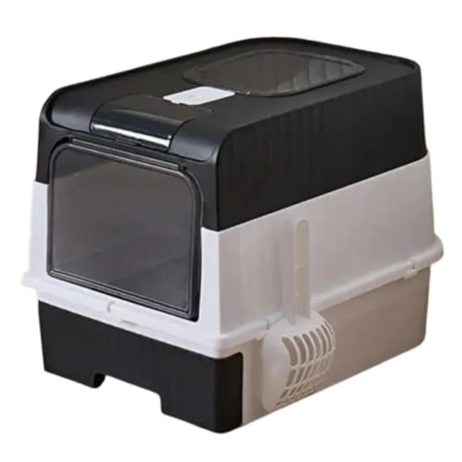 Cat Litter Box Enclosed Removable Litter Box