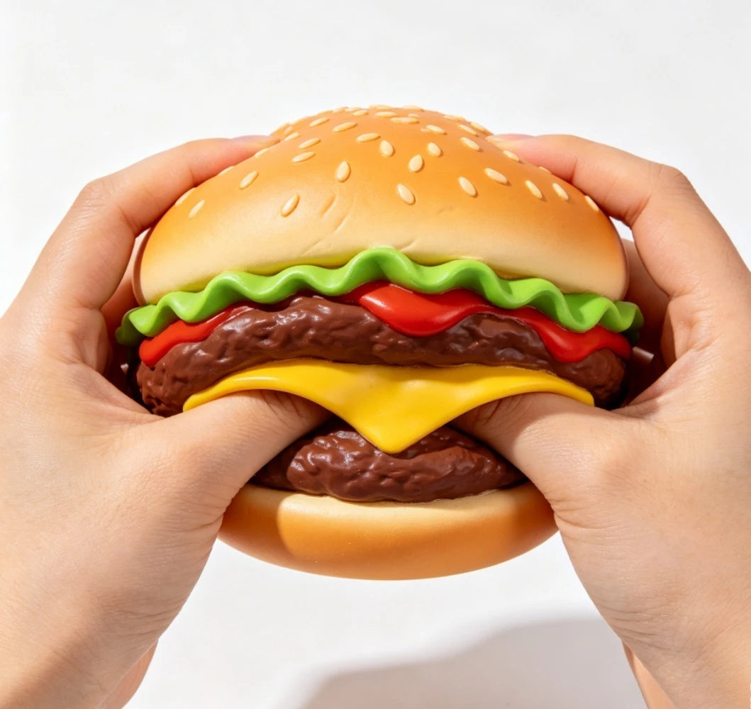 Hot Necedah Burger Squishy For Stress Release