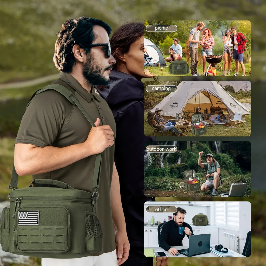 Tactical Lunch Box for Men Outdoor Heavy Duty