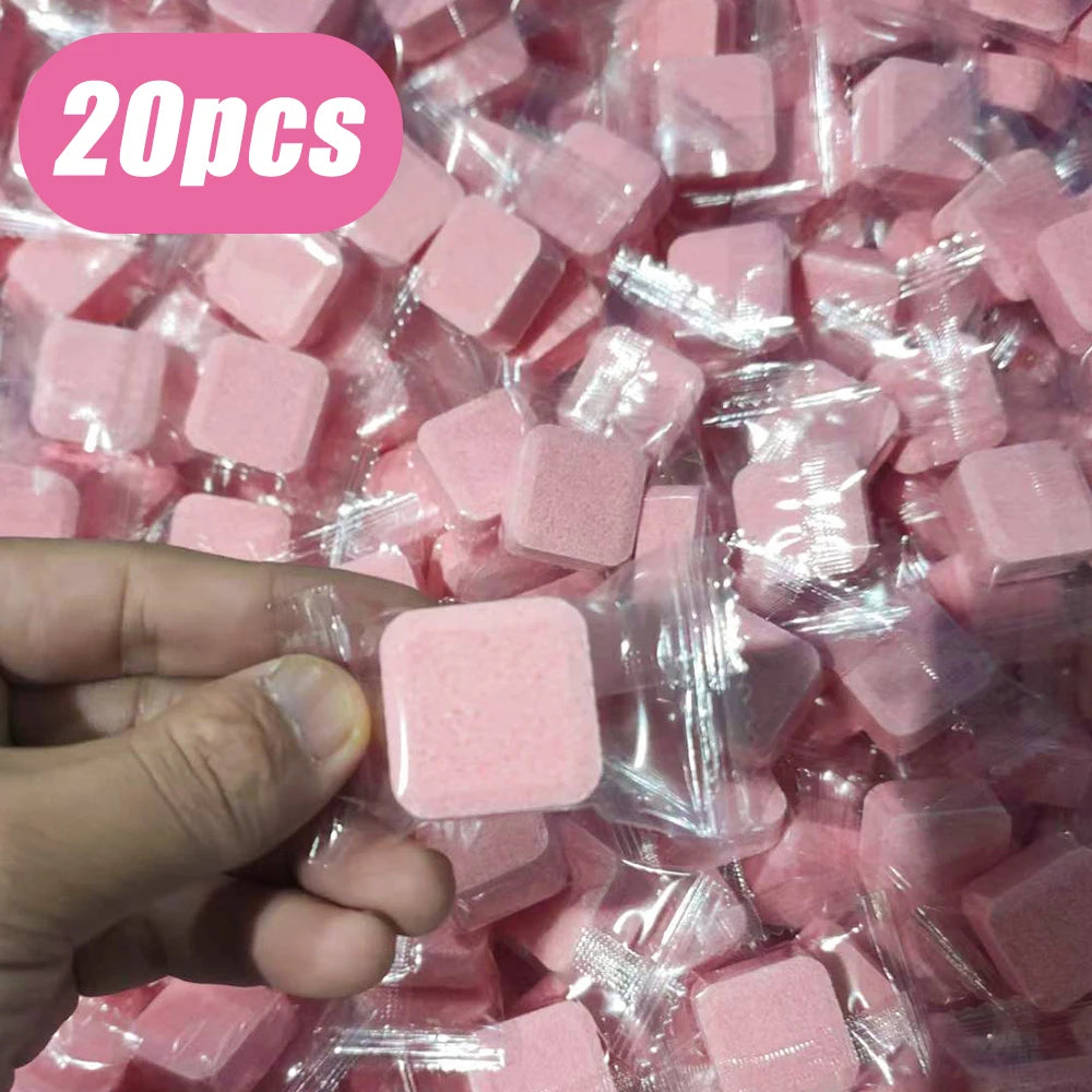 3-20Pcs Toilets Cleaning Effervescent Tablet