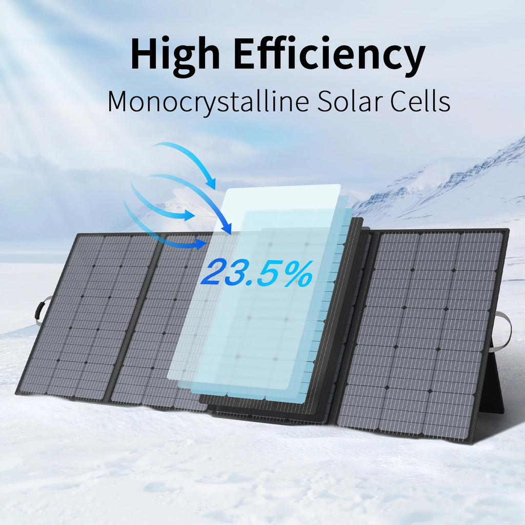 MHPOWOS 400W 220W 110W Solar Charger Portable Waterproof