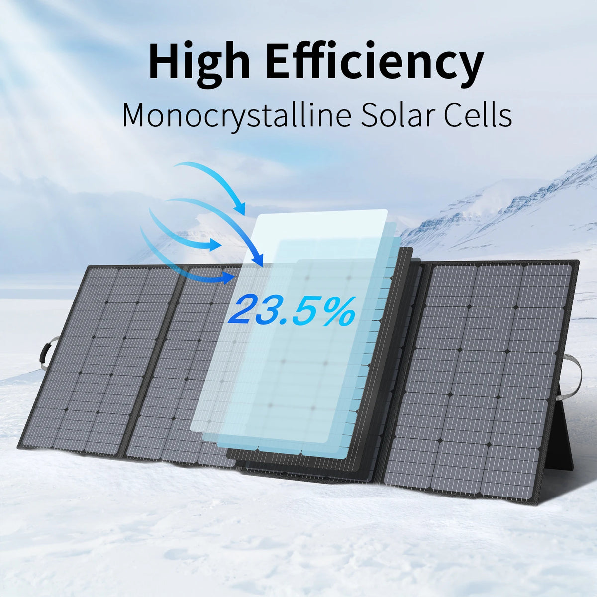 MHPOWOS 400W 220W 110W Solar Charger Portable Waterproof