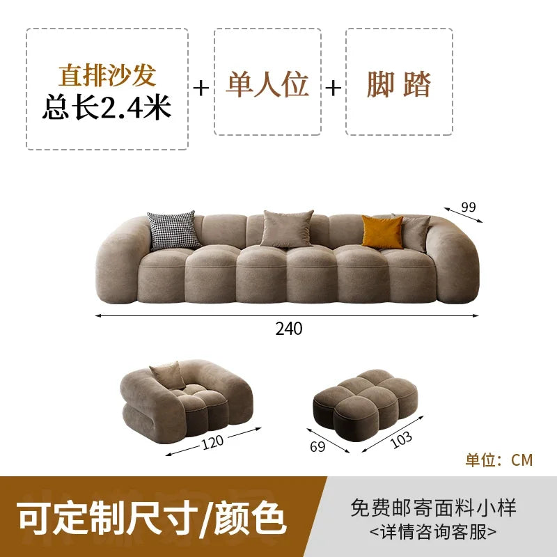 Luxury Soft Living Room Sofa ,With Additions