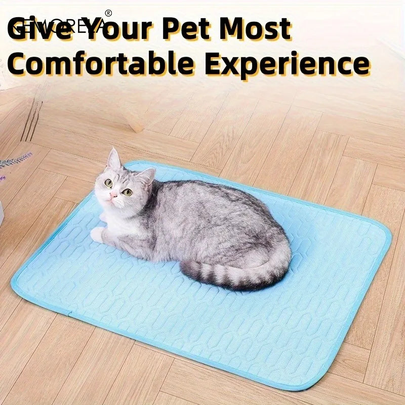 Upgraded Ice-Cool Summer Pet Cooling Mat and Bed