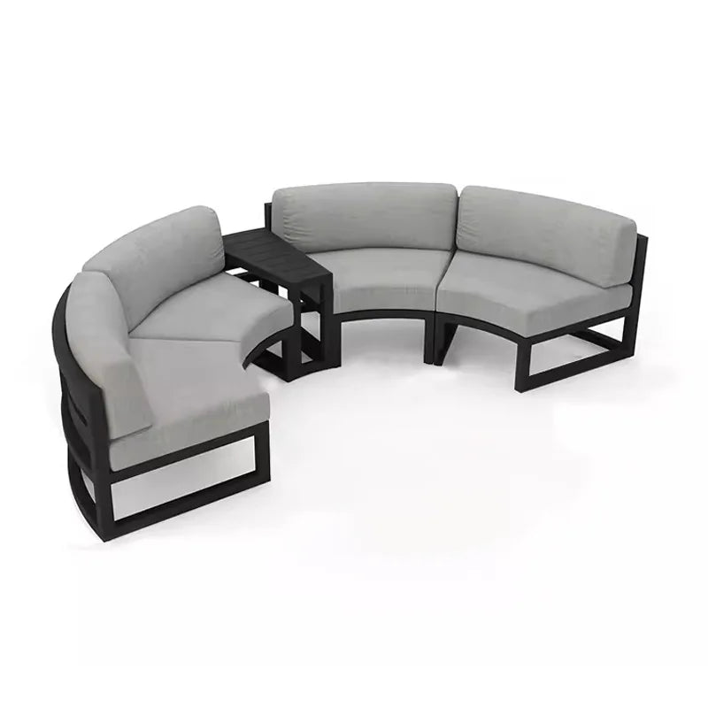 Round Outdoor Sofa Set -  Waterproof for Luxury
