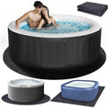 Large Round Inflatable Hot Tub ,Absorbent Floor Protector