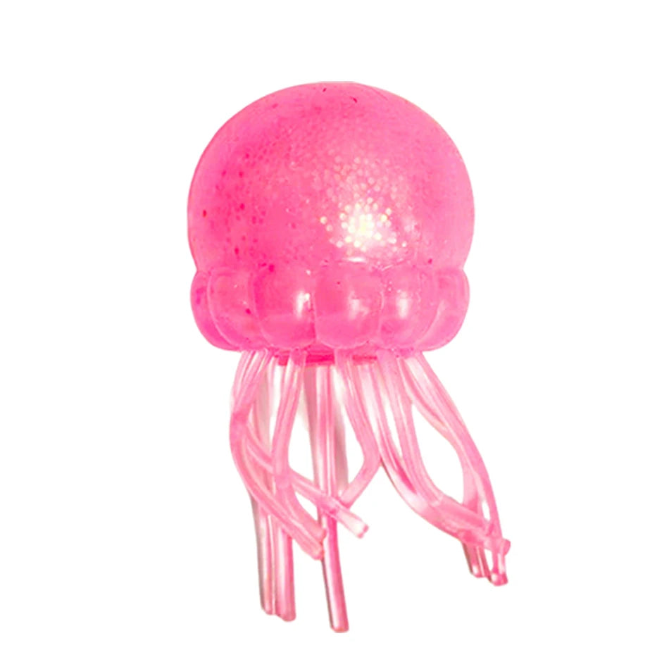 Glitter Octopus Squishy Glitter Jellyfish Squishy with Box