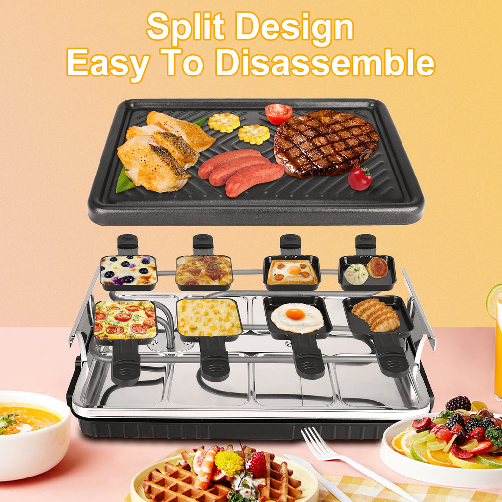 Electric Korean BBQ Grill Indoor Cheese Raclette