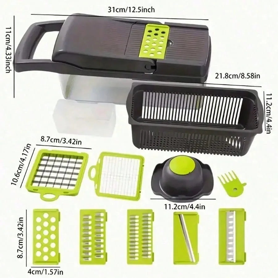 16-In-1 Vegetable Chopper, Professional Onion Chopper