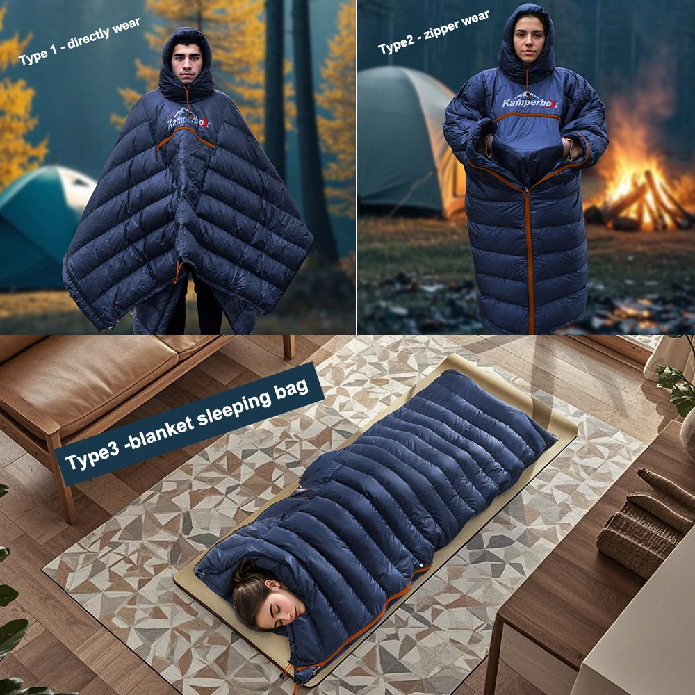 Kamperbox Winter Sleeping Bag Poncho
