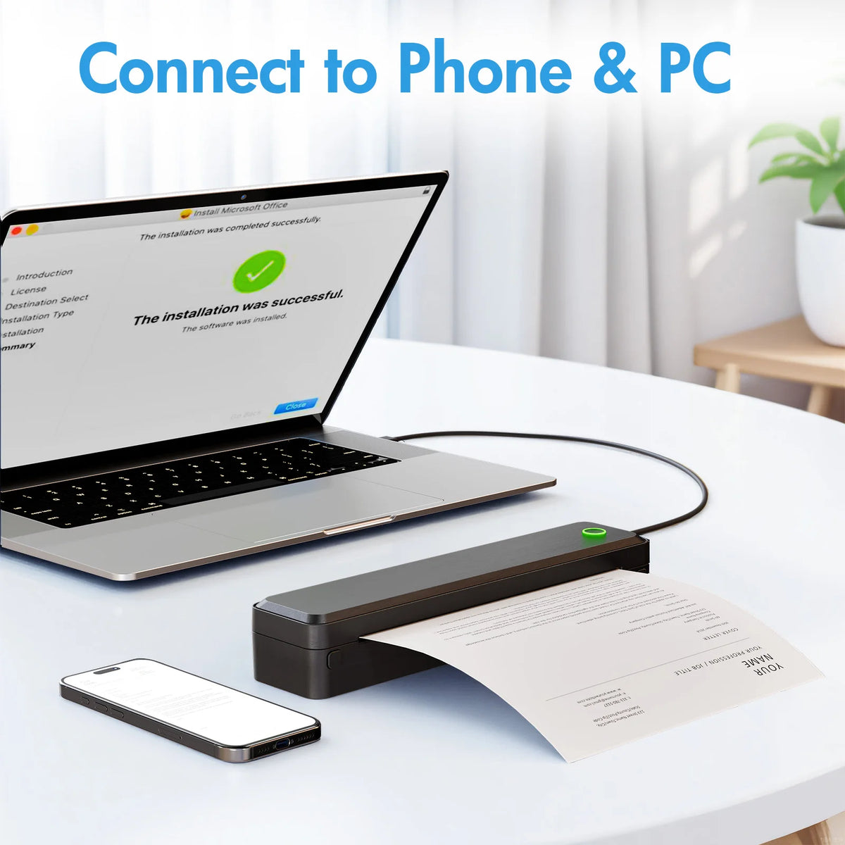 Portable Printers  Label Maker  Android iOS Phone & Laptop
