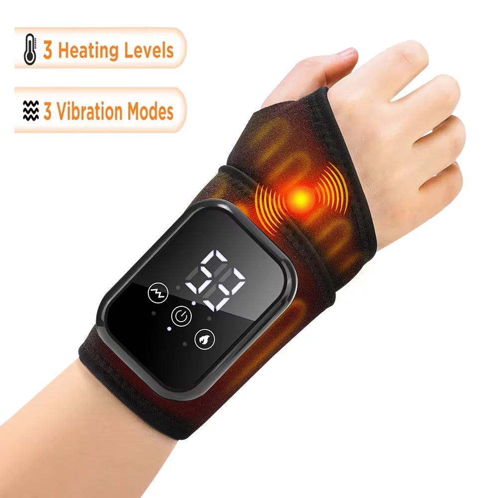 Electric foot and hand massager can vibrate and heat