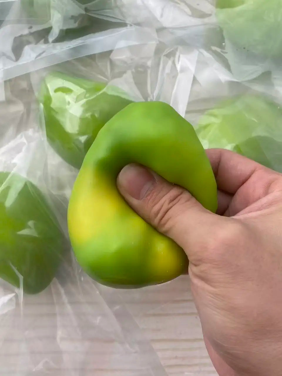 Handmade Crispy Mango Stress Ball Squeeze Toy