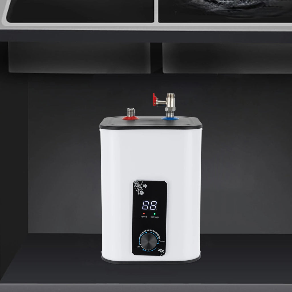 1500W 8L Electric Water Heater Fast Heating IPX4 Safe for Kitchen Bathroom RV SY-8