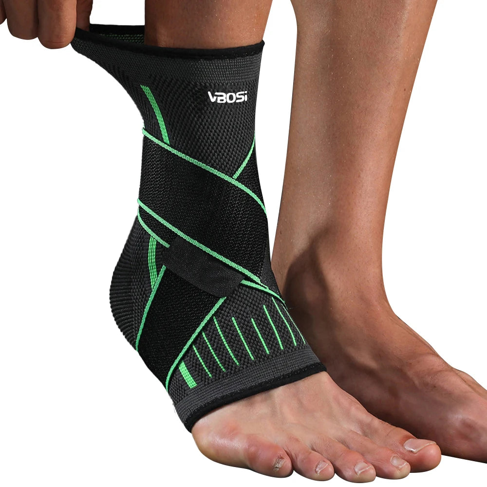 Adjustable Elastic Ankle Brace Compression Sleeve Foot Support