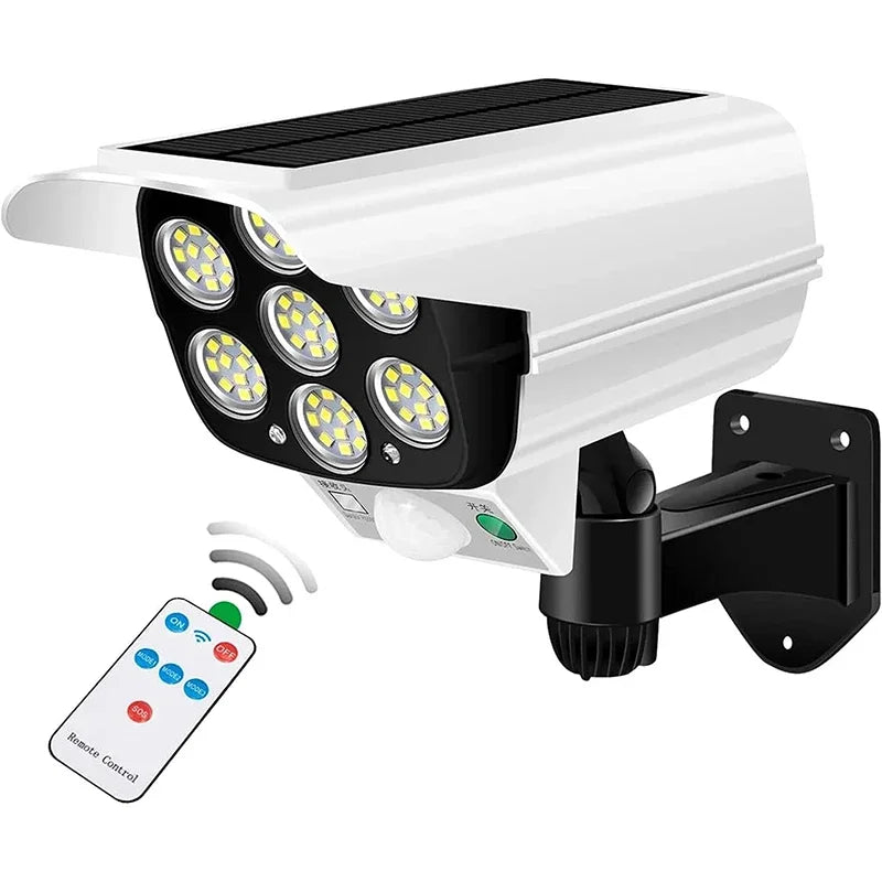 77LED Solar Light Simulation Security Dummy Camera Motion Sensor