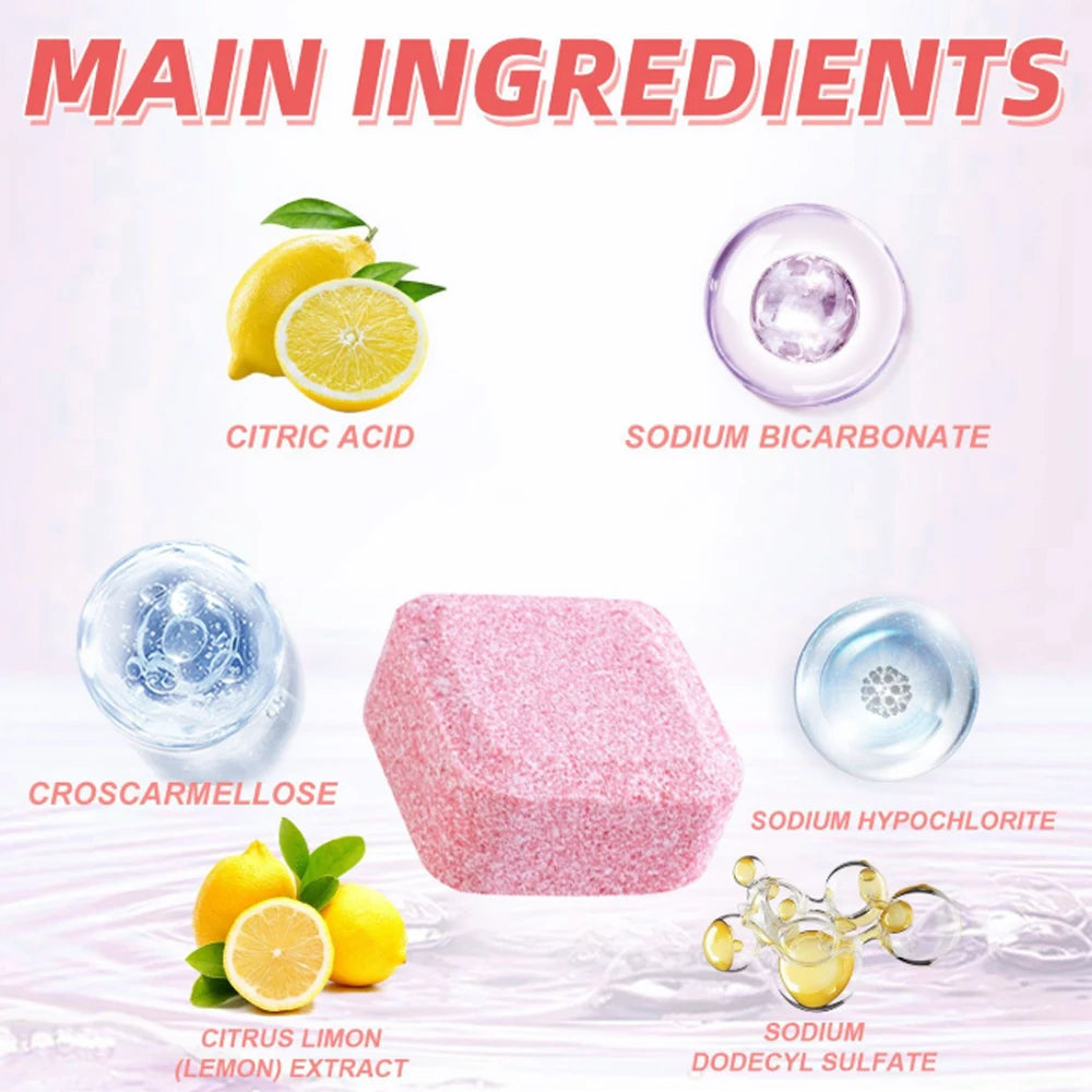 3-20Pcs Toilets Cleaning Effervescent Tablet