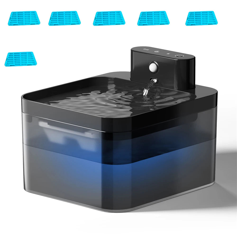 Motion Sensor Dog Cat Water Dispenser Bowl