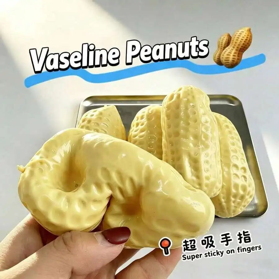 Peanut Stress Ball Crunchy Squeeze Ball Squishy Toy