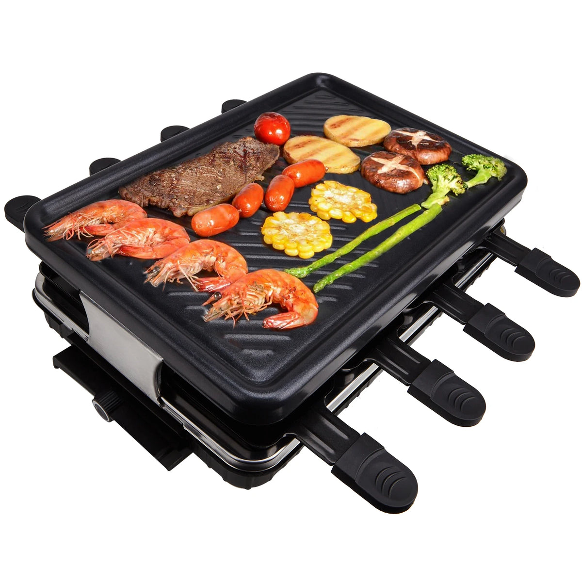 Electric Korean BBQ Grill Indoor Cheese Raclette