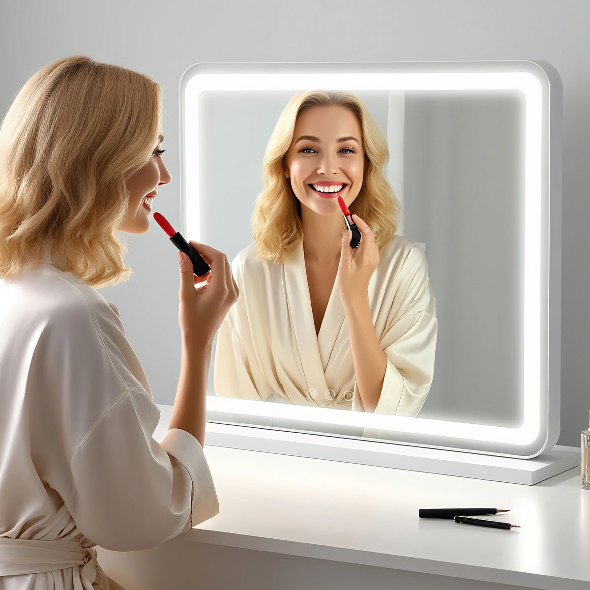 LED Vanity Mirror  Bathroom Dimmable 3 Color Modes