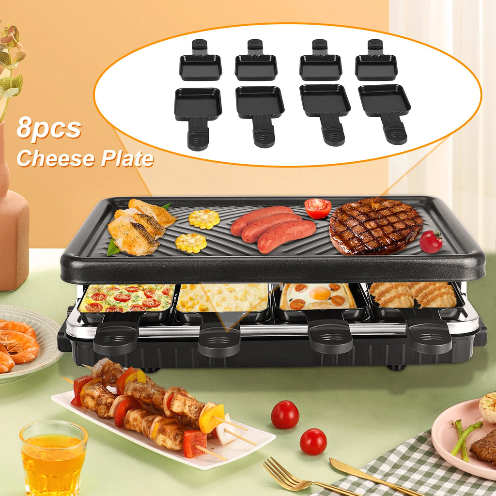 Electric Korean BBQ Grill Indoor Cheese Raclette
