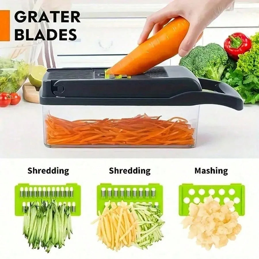 16-In-1 Vegetable Chopper, Professional Onion Chopper