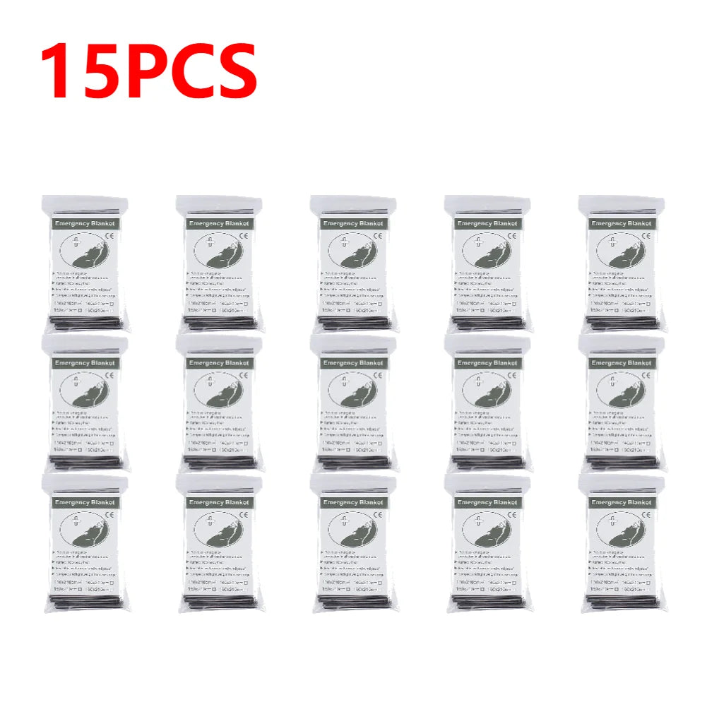 1-20pcs Emergency Mylar Thermal Blanket
