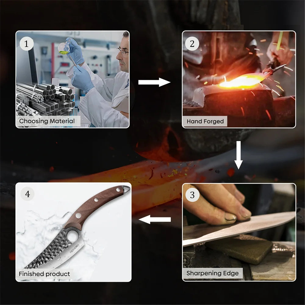MDHAND Ultra-sharp and Wear-resistant Boning Knife