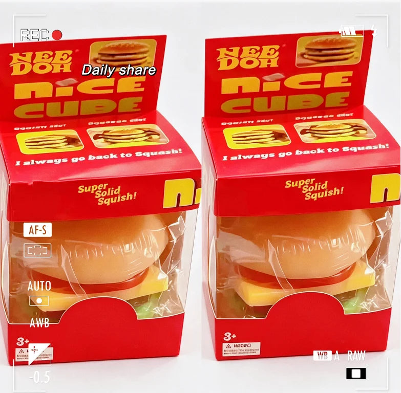 Hot Necedah Burger Squishy For Stress Release